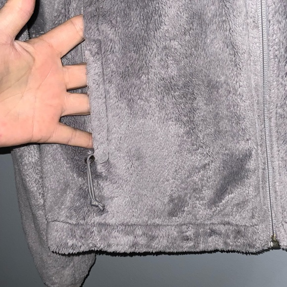 THE NORTH FACE Women's Osito Jacket Gray Zip Up Pockets Sporty SP - Picture 6 of 12
